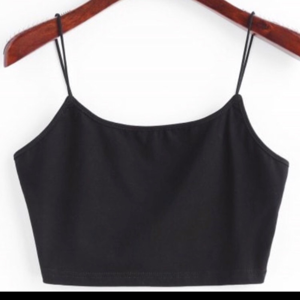 Crop top black
